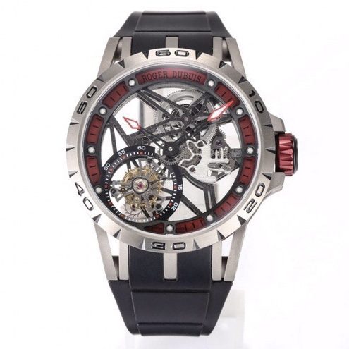 Roger Dubuis Titanium Skeleton Tourbillon Watch
