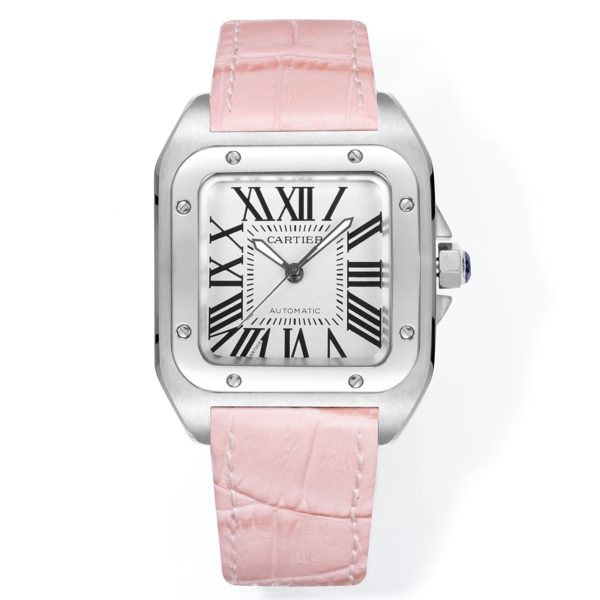 Cartier Santos 100th Anniversary Ladies Automatic Watch, 35.6mm
