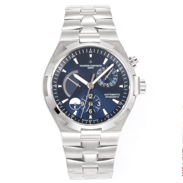 Vacheron Constantin Overseas RW4 Multifunctional Mechanical Watch, 42mm Stainless Steel Casual Business Gentleman Wristwatch